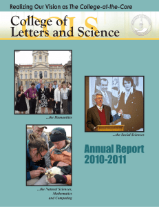 COLS College of Letters and Science Annual Report