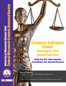 Economic Indicators Report conmic Research Bureau Central Wisconsin E
