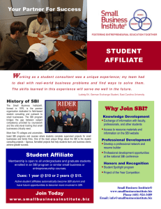 W STUDENT AFFILIATE Your Partner For Success