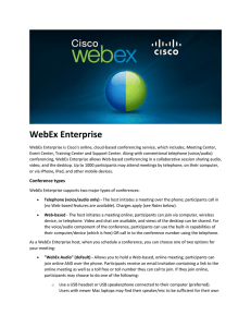 WebEx Enterprise