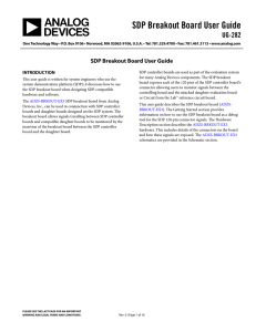 SDP Breakout Board User Guide UG-282