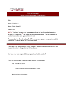Office Support Approved Interview Questions