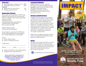 IMPACT Camp Camp Cost Scheduled Highlights