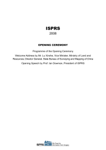ISPRS 2008 OPENING CEREMONY