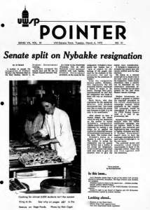• Senate  split Nybakke on
