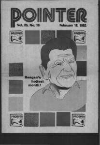 February 18, Vol. 25, No. 19 Reagan's hottest