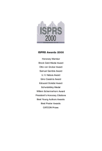 ISPRS Awards  2000