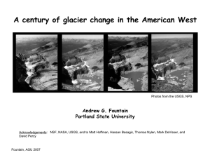 A century of glacier change in the American West