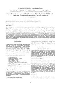 Evaluation of Cartosat-I Stereo Data of Rome  , K.Kalyanaraman, K.Radhakrishnan