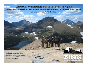 Global Observation Research Initiative in the Alpine
