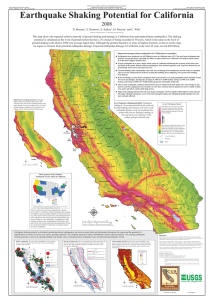 Earthquake Shaking Potential for California 2008