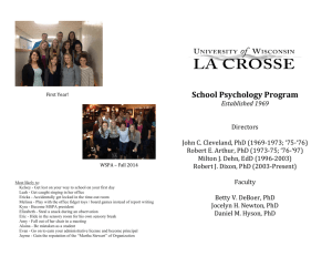 School Psychology Program