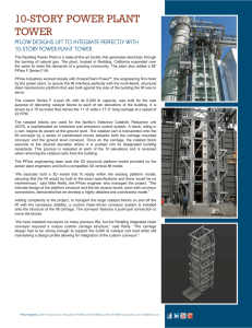 10-STORY POWER PLANT TOWER PFLOW DESIGNS LIFT TO INTEGRATE PERFECTLY WITH