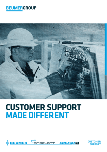 Customer support made different Customer support
