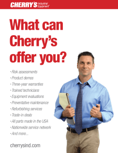 What can Cherry’s offer you?