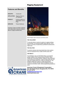 Rigging Equipment Features and Benefits American Crane provided customer