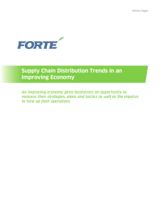 Supply Chain Distribution Trends in an Improving Economy