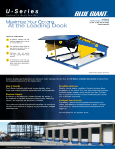 At the Loading Dock Maximize Your Options SAFETY FEATURES A