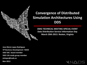 Convergence of Distributed Simulation Architectures Using DDS