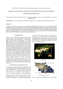 ISPRS Archives XXXVIII-8/W3 Workshop Proceedings: Impact of Climate Change on... EASTERN ASIA LAND COVER CLASSIFICATION USING MODIS SURFACE REFLECTANCE PRODUCTS