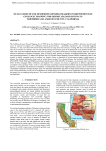 ISPRS Commission VII Mid-term Symposium 2006,  “Remote Sensing: From...