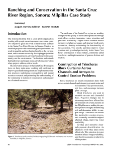 Ranching and Conservation in the Santa Cruz Introduction (summary)