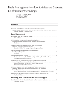 Fuels Management—How to Measure Success: Conference Proceedings 28-30 March 2006; Portland, OR