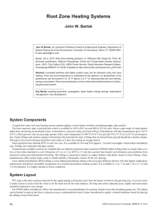 Root Zone Heating Systems John W. Bartok