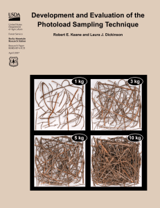 Development and Evaluation of the Photoload Sampling Technique United States