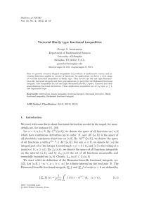 Vectorial Hardy type fractional inequalities
