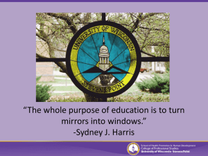 “The whole purpose of education is to turn mirrors into windows.”