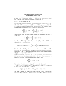Partial solutions to assignment 3 Math 5080-1, Spring 2011 , T