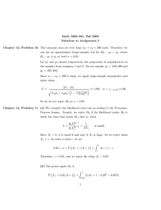Math 5090–001, Fall 2009 Solutions to Assignment 5
