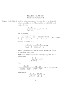 Math 5090–001, Fall 2009 Solutions to Assignment 4