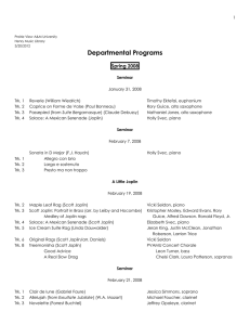 Departmental Programs Spring 2008
