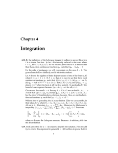 Integration Chapter 4