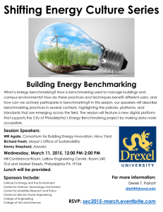 Shifting Energy Culture Series Building Energy Benchmarking