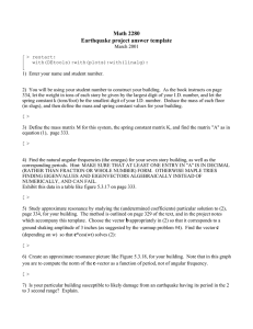 Math 2280 Earthquake project answer template