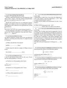 Victor Camacho math1220fall2012-2 Assignment Homework 2 due 09/06/2012 at 11:00pm MDT 4.