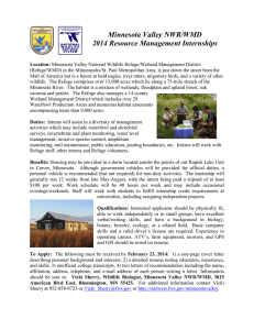 Minnesota Valley NWR/WMD 2014 Resource Management Internships
