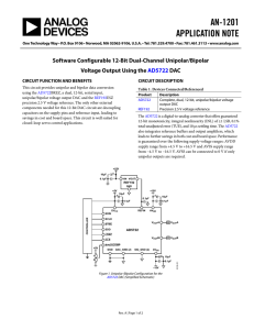 AN-1201 APPLICATION NOTE