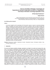 A Survey of the Effect of Strategies, Technologies and