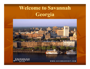 Welcome to Savannah G i Georgia
