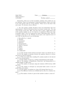 Math 5010-1 Name Solutions Midterm Exam 2