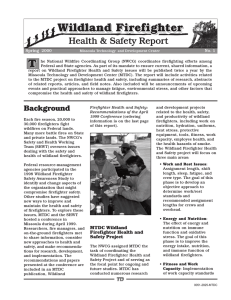 Wildland Firefighter T Health &amp; Safety Report