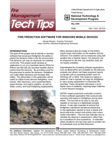Tech Tips Fire Management National Technology &amp;