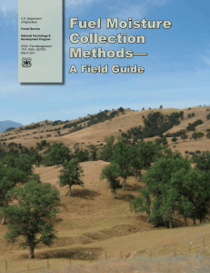 Fuel Moisture Collection Methods— A Field Guide