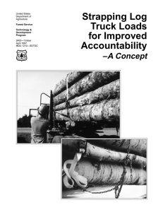 Strapping Log Truck Loads for Improved Accountability