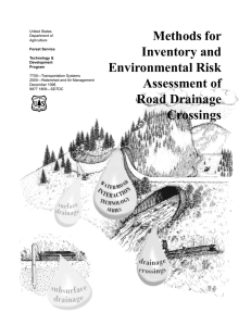 Methods for Inventory and Environmental Risk Assessment of