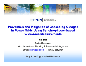 Prevention and Mitigation of Cascading Outages in Power Grids Using Synchrophasor-based